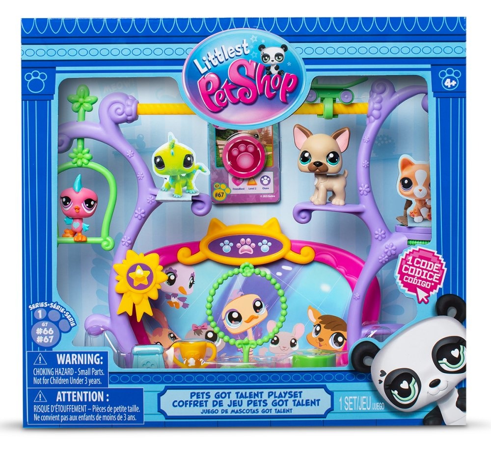 Nová originálna sada figúrok Littlest Pet Shop od Hasbro, príslušenstvo pre scény.